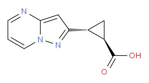 rac-(1R,2R)-2-{pyrazolo[1,5-a]pyrimidin-2-yl}cyclopropane-1-carboxylic acid
