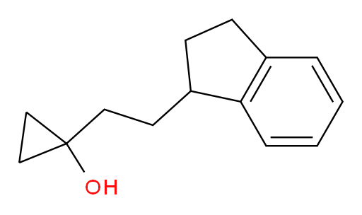 1-[2-(2,3-dihydro-1H-inden-1-yl)ethyl]cyclopropan-1-ol