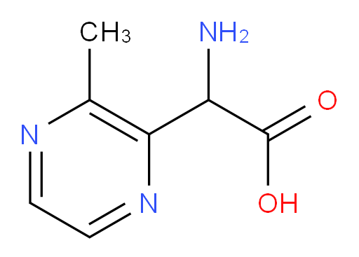 2-amino-2-(3-methylpyrazin-2-yl)acetic acid