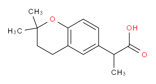 2-(2,2-dimethyl-3,4-dihydro-2H-1-benzopyran-6-yl)propanoic acid