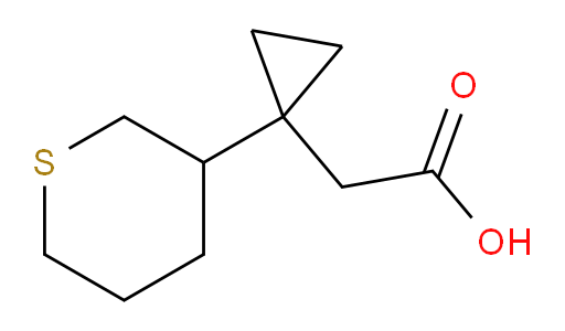 2-[1-(thian-3-yl)cyclopropyl]acetic acid