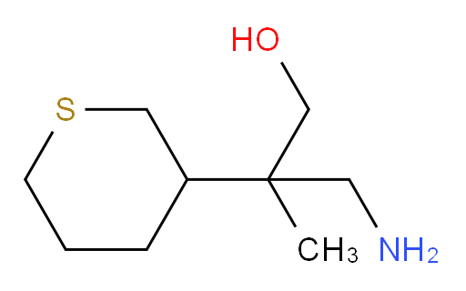 3-amino-2-methyl-2-(thian-3-yl)propan-1-ol