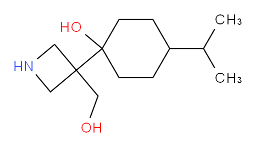 1-[3-(hydroxymethyl)azetidin-3-yl]-4-(propan-2-yl)cyclohexan-1-ol