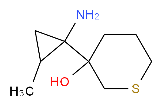 3-(1-amino-2-methylcyclopropyl)thian-3-ol