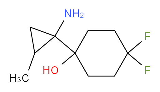 1-(1-amino-2-methylcyclopropyl)-4,4-difluorocyclohexan-1-ol
