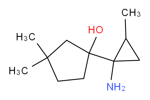 1-(1-amino-2-methylcyclopropyl)-3,3-dimethylcyclopentan-1-ol