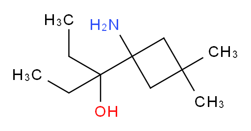 3-(1-amino-3,3-dimethylcyclobutyl)pentan-3-ol