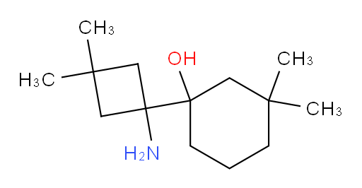 1-(1-amino-3,3-dimethylcyclobutyl)-3,3-dimethylcyclohexan-1-ol