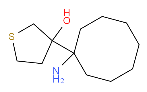 3-(1-aminocyclooctyl)thiolan-3-ol