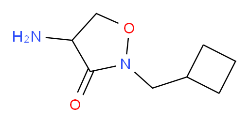 4-amino-2-(cyclobutylmethyl)-1,2-oxazolidin-3-one