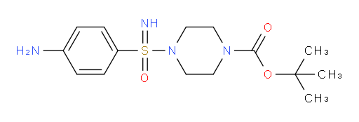 tert-butyl 4-[(4-aminophenyl)imino-lambda6-sulfanyl]piperazine-1-carboxylate
