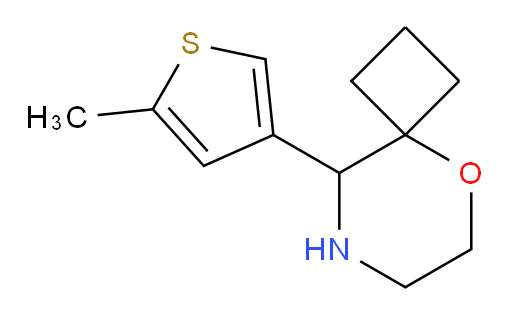 9-(5-methylthiophen-3-yl)-5-oxa-8-azaspiro[3.5]nonane