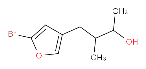 4-(5-bromofuran-3-yl)-3-methylbutan-2-ol