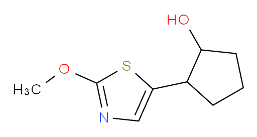 2-(2-methoxy-1,3-thiazol-5-yl)cyclopentan-1-ol