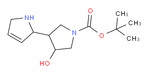 tert-butyl 3-(2,5-dihydro-1H-pyrrol-2-yl)-4-hydroxypyrrolidine-1-carboxylate