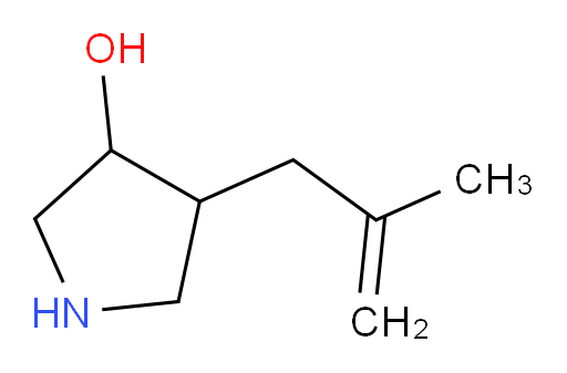 4-(2-methylprop-2-en-1-yl)pyrrolidin-3-ol