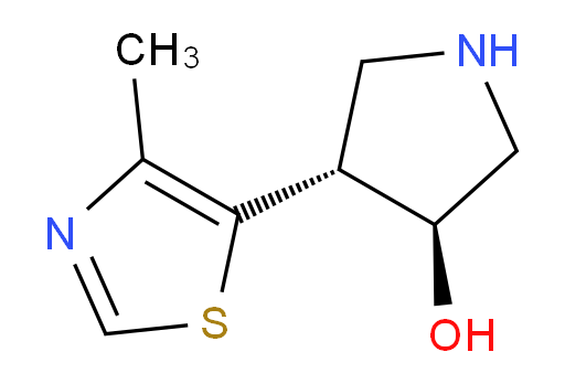 rac-(3R,4S)-4-(4-methyl-1,3-thiazol-5-yl)pyrrolidin-3-ol