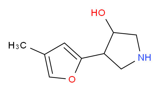4-(4-methylfuran-2-yl)pyrrolidin-3-ol