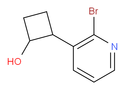 2-(2-bromopyridin-3-yl)cyclobutan-1-ol