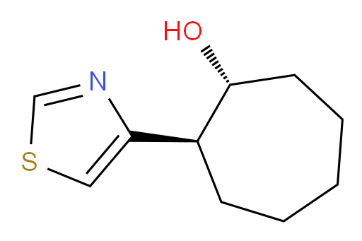 rac-(1R,2S)-2-(1,3-thiazol-4-yl)cycloheptan-1-ol