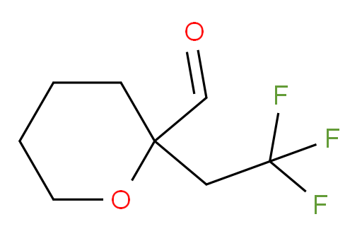 2-(2,2,2-trifluoroethyl)oxane-2-carbaldehyde