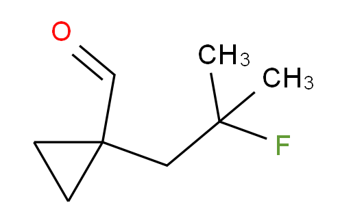 1-(2-fluoro-2-methylpropyl)cyclopropane-1-carbaldehyde