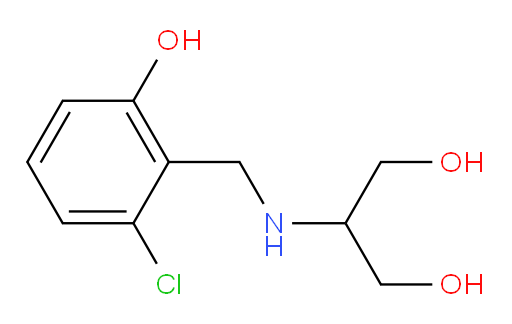 2-{[(2-chloro-6-hydroxyphenyl)methyl]amino}propane-1,3-diol