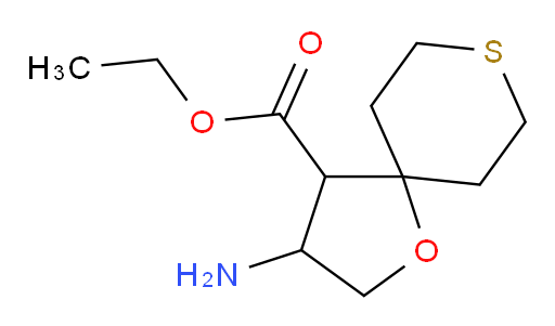 ethyl 3-amino-1-oxa-8-thiaspiro[4.5]decane-4-carboxylate