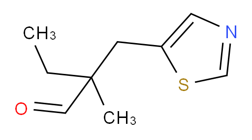2-methyl-2-[(1,3-thiazol-5-yl)methyl]butanal