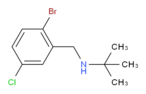 [(2-bromo-5-chlorophenyl)methyl](tert-butyl)amine