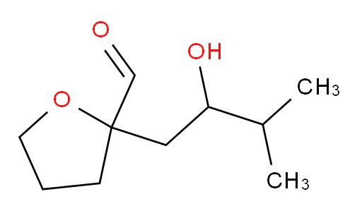 2-(2-hydroxy-3-methylbutyl)oxolane-2-carbaldehyde