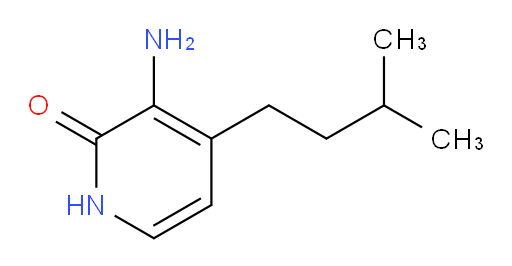 3-amino-4-(3-methylbutyl)-1,2-dihydropyridin-2-one