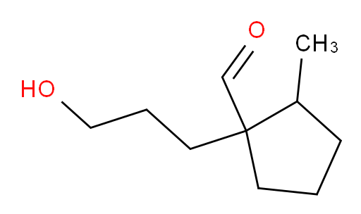 1-(3-hydroxypropyl)-2-methylcyclopentane-1-carbaldehyde