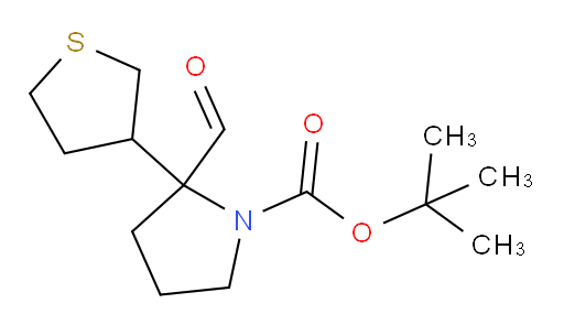 tert-butyl 2-formyl-2-(thiolan-3-yl)pyrrolidine-1-carboxylate