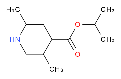 propan-2-yl 2,5-dimethylpiperidine-4-carboxylate