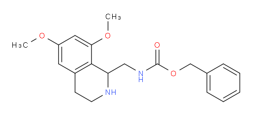 benzyl N-[(6,8-dimethoxy-1,2,3,4-tetrahydroisoquinolin-1-yl)methyl]carbamate