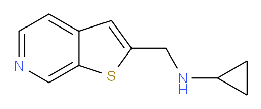 N-({thieno[2,3-c]pyridin-2-yl}methyl)cyclopropanamine
