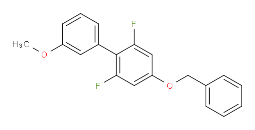 5-(benzyloxy)-1,3-difluoro-2-(3-methoxyphenyl)benzene