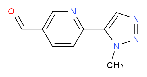 6-(1-methyl-1H-1,2,3-triazol-5-yl)pyridine-3-carbaldehyde