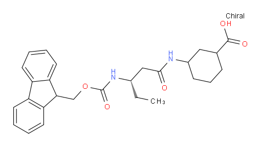 3-[(3S)-3-({[(9H-fluoren-9-yl)methoxy]carbonyl}amino)pentanamido]cyclohexane-1-carboxylic acid