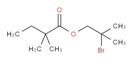 2-bromo-2-methylpropyl 2,2-dimethylbutanoate
