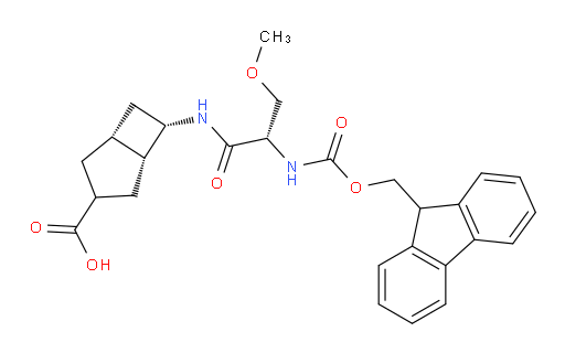 (1RS,5RS,6SR)-6-[(2S)-2-({[(9H-fluoren-9-yl)methoxy]carbonyl}amino)-3-methoxypropanamido]bicyclo[3.2.0]heptane-3-carboxylic acid