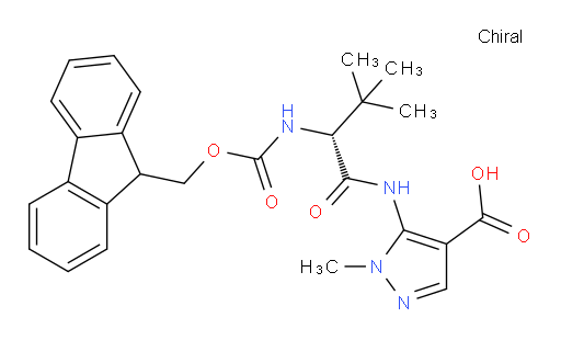 5-[(2R)-2-({[(9H-fluoren-9-yl)methoxy]carbonyl}amino)-3,3-dimethylbutanamido]-1-methyl-1H-pyrazole-4-carboxylic acid