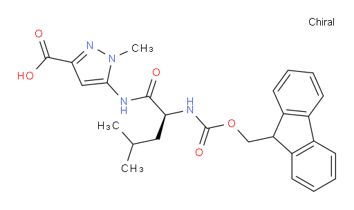 5-[(2S)-2-({[(9H-fluoren-9-yl)methoxy]carbonyl}amino)-4-methylpentanamido]-1-methyl-1H-pyrazole-3-carboxylic acid