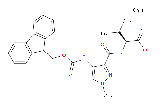 (2S)-2-{[4-({[(9H-fluoren-9-yl)methoxy]carbonyl}amino)-1-methyl-1H-pyrazol-3-yl]formamido}-3-methylbutanoic acid