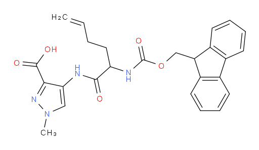 4-[2-({[(9H-fluoren-9-yl)methoxy]carbonyl}amino)hex-5-enamido]-1-methyl-1H-pyrazole-3-carboxylic acid