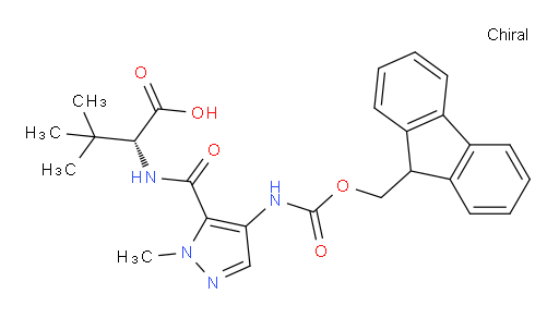 (2R)-2-{[4-({[(9H-fluoren-9-yl)methoxy]carbonyl}amino)-1-methyl-1H-pyrazol-5-yl]formamido}-3,3-dimethylbutanoic acid