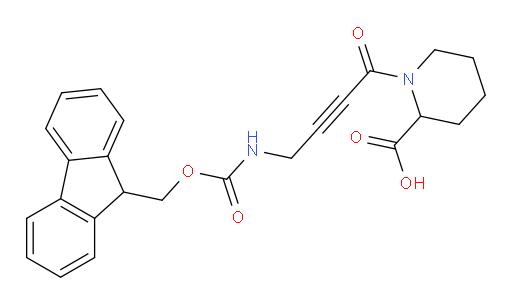 1-[4-({[(9H-fluoren-9-yl)methoxy]carbonyl}amino)but-2-ynoyl]piperidine-2-carboxylic acid
