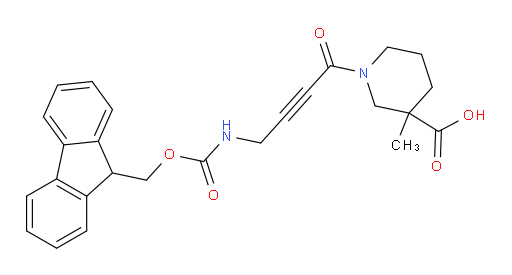 1-[4-({[(9H-fluoren-9-yl)methoxy]carbonyl}amino)but-2-ynoyl]-3-methylpiperidine-3-carboxylic acid