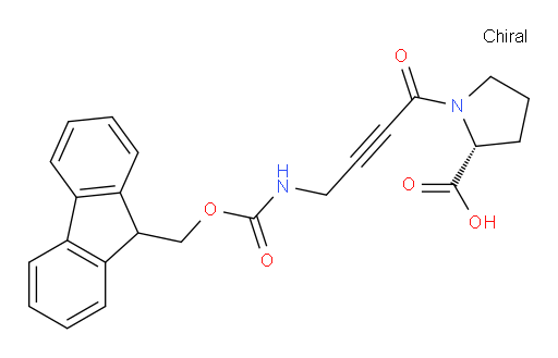 (2R)-1-[4-({[(9H-fluoren-9-yl)methoxy]carbonyl}amino)but-2-ynoyl]pyrrolidine-2-carboxylic acid